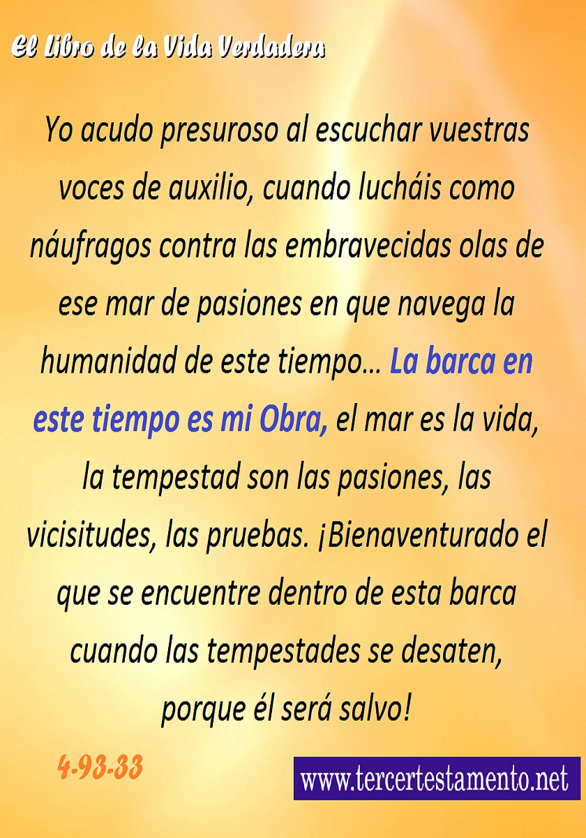 Libro de la Vida Verdadera - La Barca es la Enseñanza